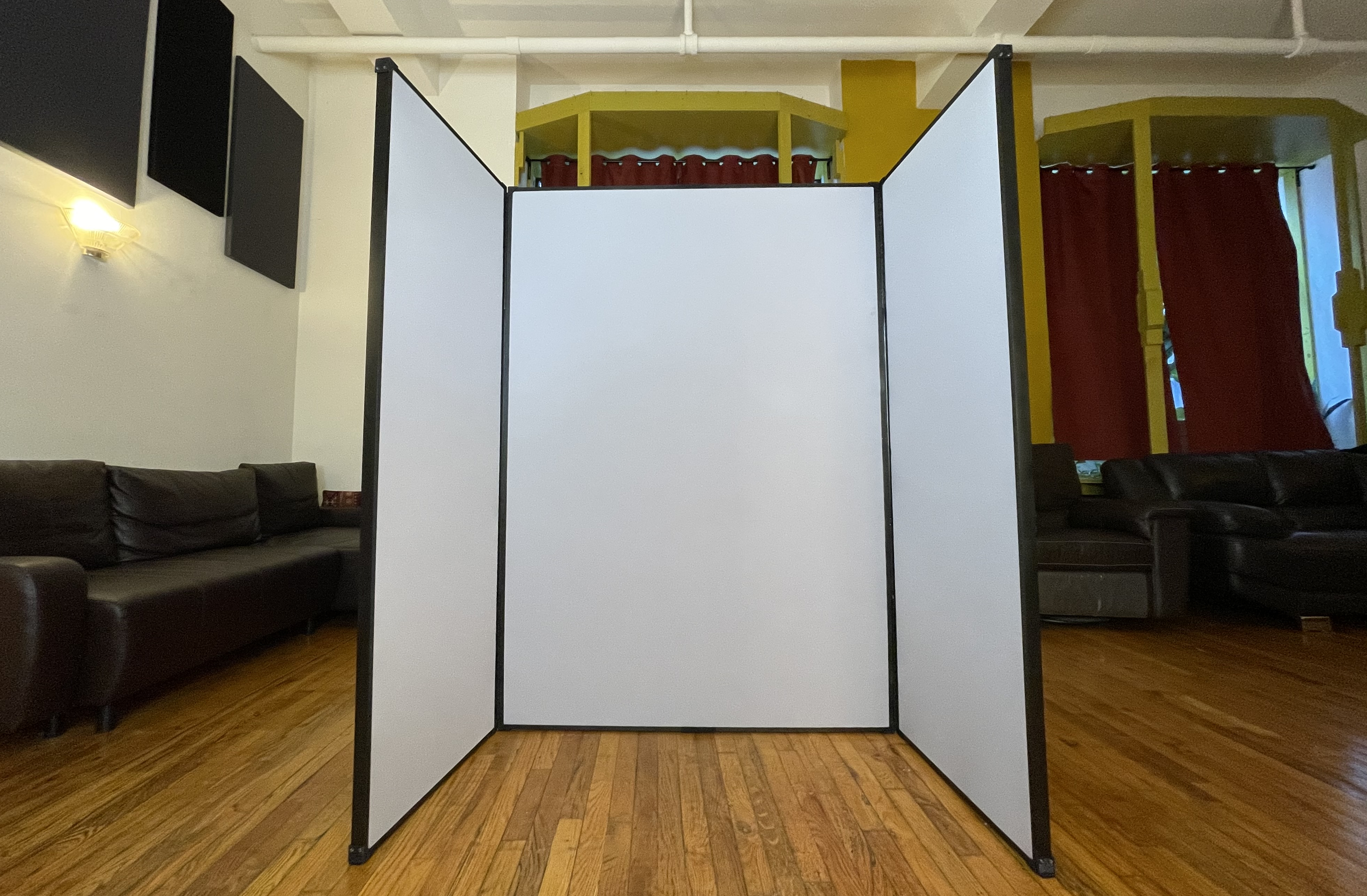 Create a private acoustically improved workplace anywhere!